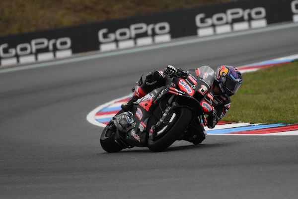 MotoGP Brno, il ritorno di Jorge Martin in sella all'Aprilia: le foto