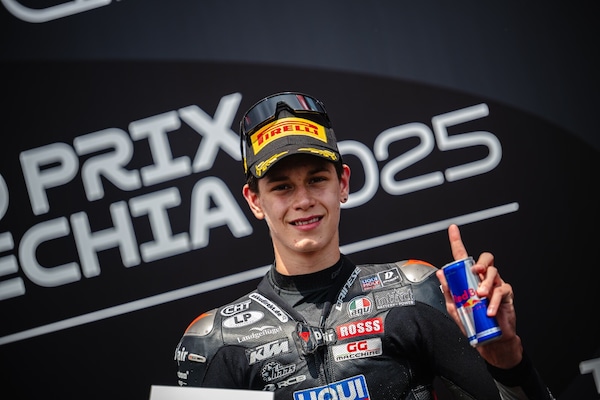 Moto3, Pini in pole: “Una bella emozione in una pista storica bellissima”