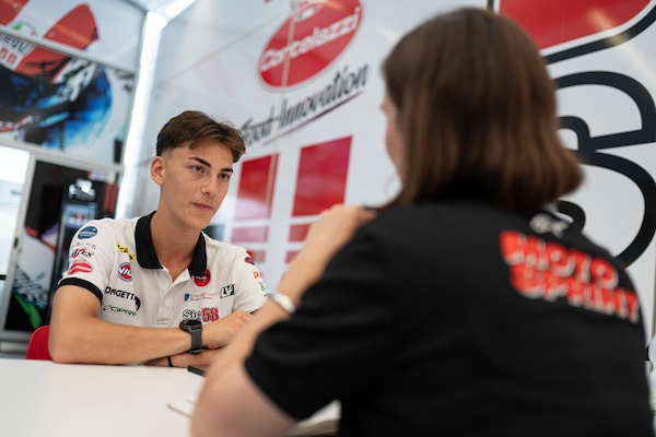 Moto3, intervista a Lunetta: "A Paolo Simoncelli forse ricordo un po' Marco"