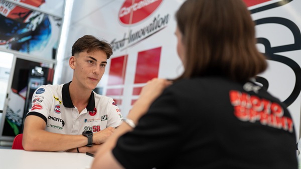 Moto3, intervista a Lunetta: "A Paolo Simoncelli forse ricordo un po' Marco"
