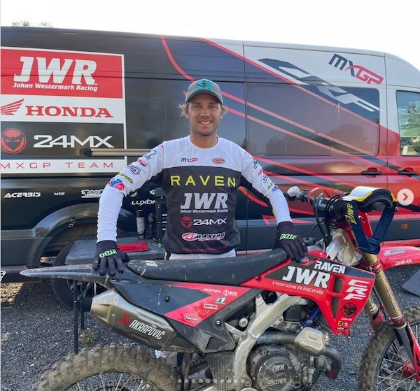 MXGP: Yuri Pasqualini con Honda JRW a Uddevalla