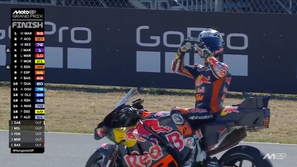 GP Ungheria: Acosta manda baci…al cameraman