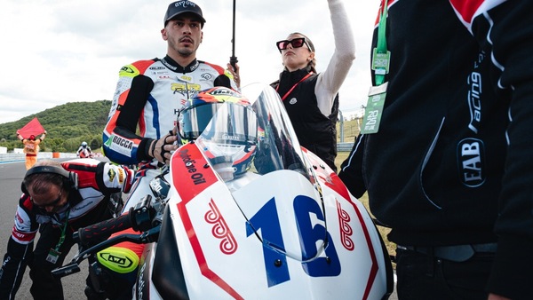 Bryan D'Onofrio con EAB Racing completano assieme la Supersport 2025