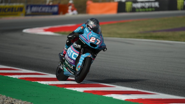 Moto2 Barcellona: Daniel Holgado apre le danze davanti a Barry Baltus e Manuel Gonzalez
