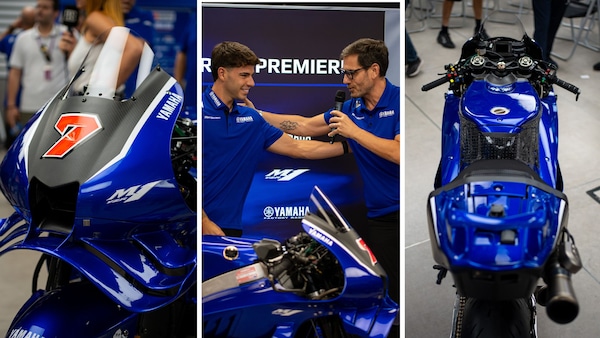 MotoGP, svelata a Misano la nuova Yamaha V4