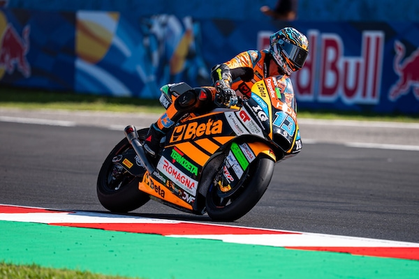 Moto2 Misano: Celestino Vietti comanda anche nelle FP2, terzo un Tony Arbolino in grande crescita