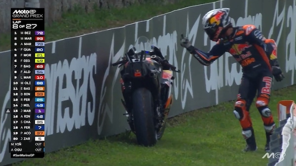 GP San Marino: Acosta manda "a quel paese" la sua KTM