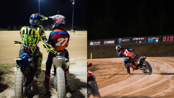 Casey Stoner dà spettacolo al Ranch di Valentino Rossi: che traversi!