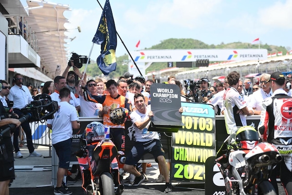 Moto3 Indonesia, bandiera rossa: Rueda è campione del mondo, doppio podio italiano