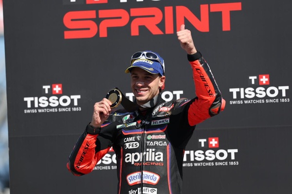 MotoGP, Bezzecchi: “Un goduria essere veloci qui. Io e i ragazzi Aprilia ci siamo fatti il mazzo"