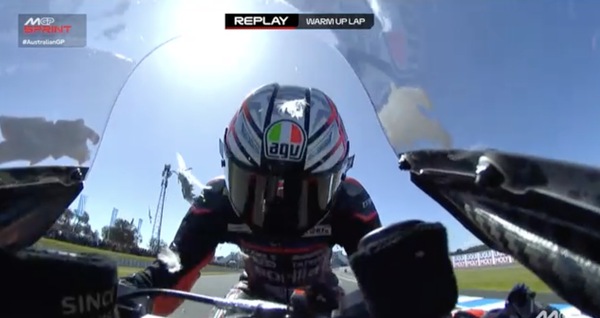 MotoGP, Bezzecchi e l'incidente avuto con il gabbiano