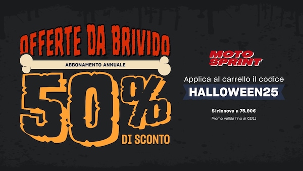 Offerte da brivido firmate Motosprint: abbonamento annuale al 50%