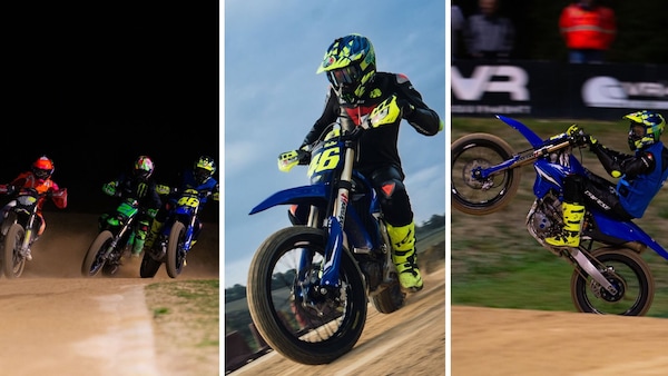 Valentino Rossi al Ranch in preparazione della 100 km dei campioni