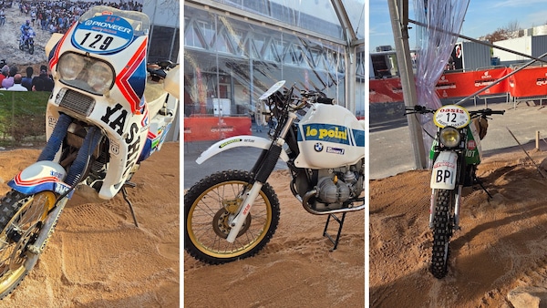 EICMA 2025, dalla moto di Sabine alla KTM di Sanders: tutta la storia della Dakar