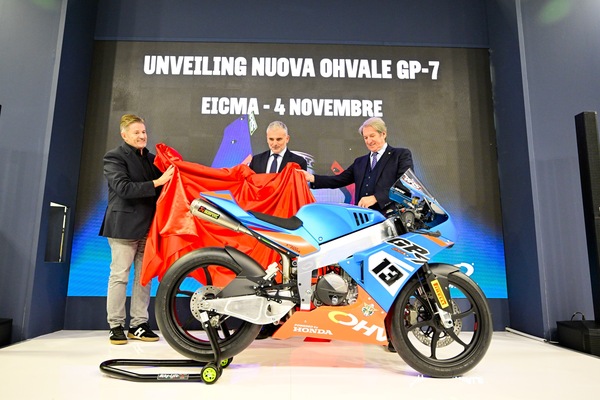 La Ohvale GP-7 2026 si tinge di rosso: arriva il motore Honda