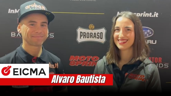 EICMA 2025, Bautista: "Bulega? Mi aspetto una top 10 da lui in MotoGP"