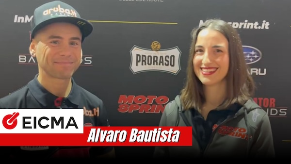 EICMA 2025, Bautista: "Bulega? Mi aspetto una top 10 da lui in MotoGP"
