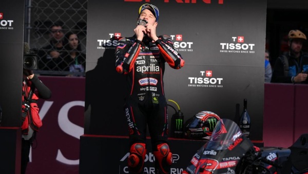 MotoGP Portimao, Bezzecchi: “Ho sperato di giocarmi la vittoria, ma ero un po' più lento"