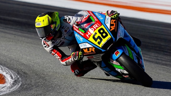 Prove di 2026 per Lunetta: Luca in pista con la Moto2 a Valencia