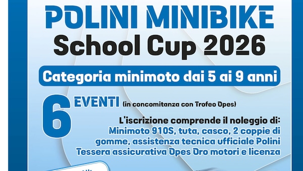 POLINI MINIBIKE SCHOOL CUP 2026 I PICCOLI DIVETANTANO GRANDI