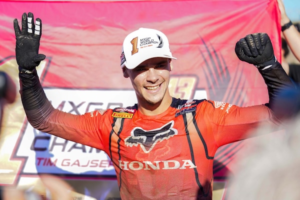 MXGP: Honda saluta Tim Gajser