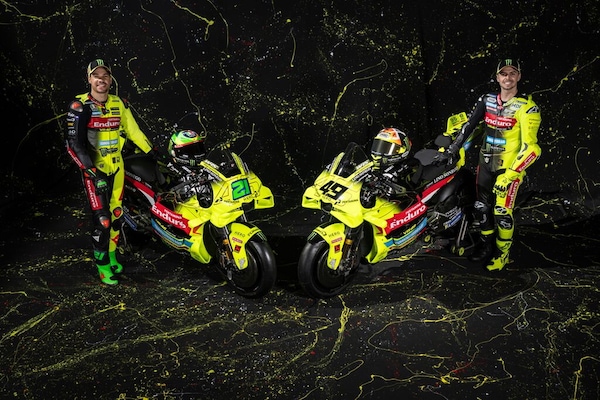 MotoGP 2026, presentato il team VR46 con Di Giannantonio e Morbidelli