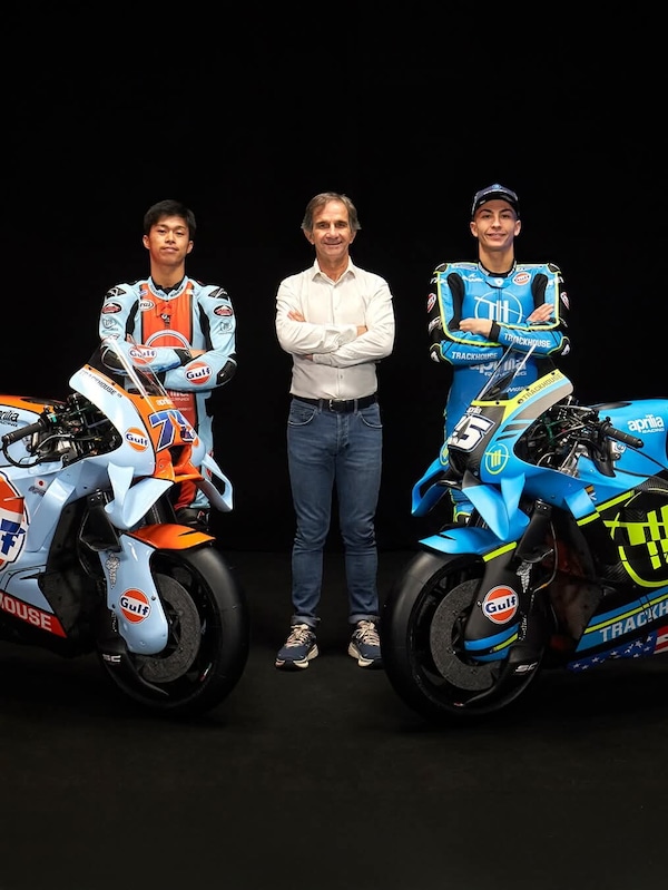 MotoGP 2026: ecco le nuove livree del team Aprilia Trackhouse