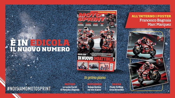 Non perdere Motosprint n.4: il poster della nuova Ducati MotoGP