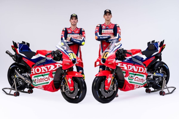 MotoGP, svelate le due Honda di Joan Mir e Luca Marini 2026