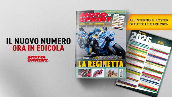 Non perdere Motosprint n.6: il poster con il calendario di tutte le gare motociclistiche 2026
