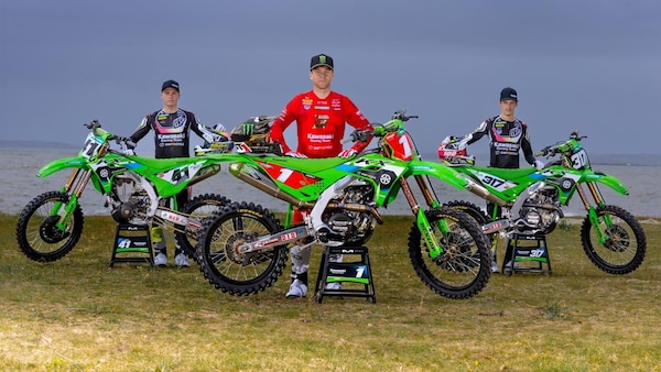 MXGP: la Kawasaki di Febvre col numero 1