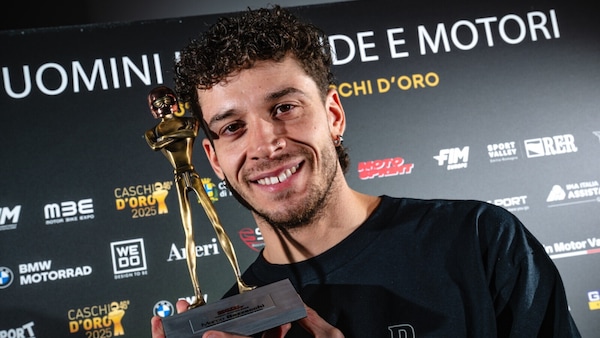 Caschi d'Oro, Bezzecchi: "Un 2025 da 8 in pagella, la nuova RS-GP promette bene"