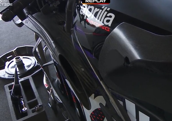MotoGP, novità aerodinamica in casa Aprilia: ecco F-duct come in F1
