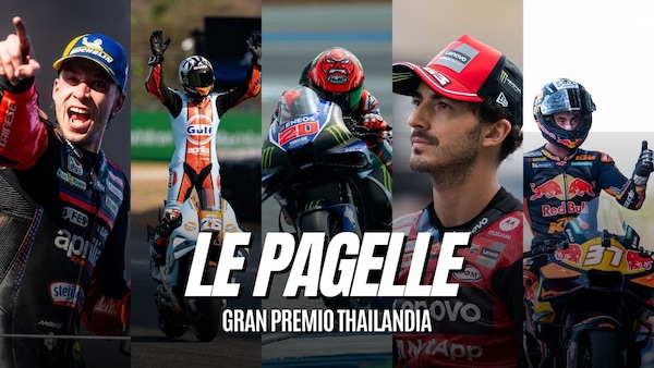 MotoGP, le pagelle di Buriram: Bezzecchi da favola, Bagnaia opaco, Quartararo in crisi