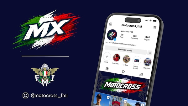 Nasce il nuovo profilo Instagram dedicato al motocross italiano