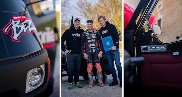 Desiderio esaudito: Aprilia regala una nuova Ape a Bezzecchi