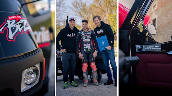 Desiderio esaudito: Aprilia regala una nuova Ape a Bezzecchi