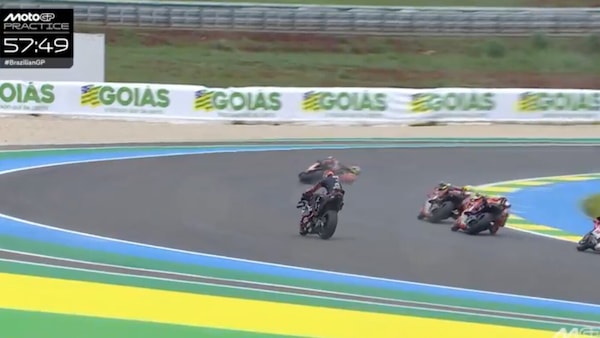 MotoGP: le brutte cadute avvenute sul circuito di Goiania nelle Practice
