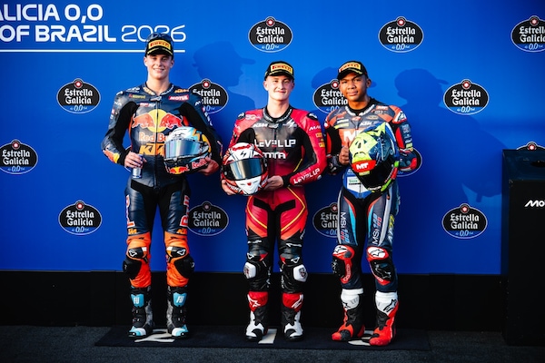 Moto3 Brasile: la pole position va a Esteban davanti a Perrone. Sesta fila per Pini