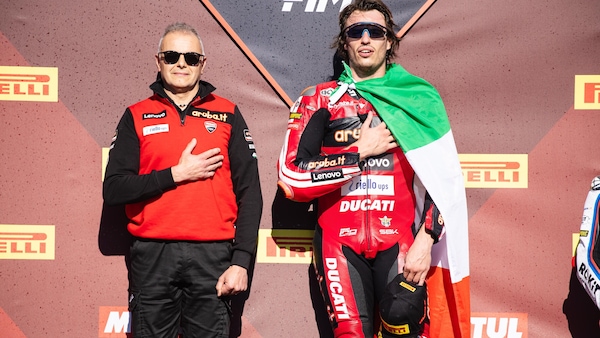 Bulega: “Stavo quasi cadendo in curva 12, l’ho salvata con il gomito”