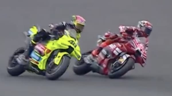 MotoGP, Marquez sbaglia e stende Di Giannantonio: la sequenza