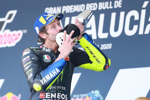 MotoGP: nel 2020 a Jerez l'ultimo podio di carriera di Valentino Rossi