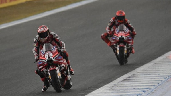 MotoGP Jerez, Bagnaia: “Il taglio di Marc? Non ha fatto niente di sbagliato”