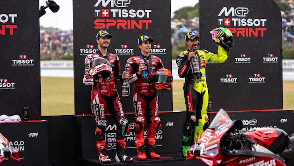 MotoGP Jerez "Inside Ducati", Marquez: “Un po’ di c**o oggi sì!”