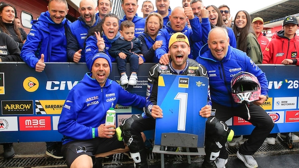 CIV SBK, Delbianco re del bagnato: sua Gara 2 al Mugello, Pirro quarto