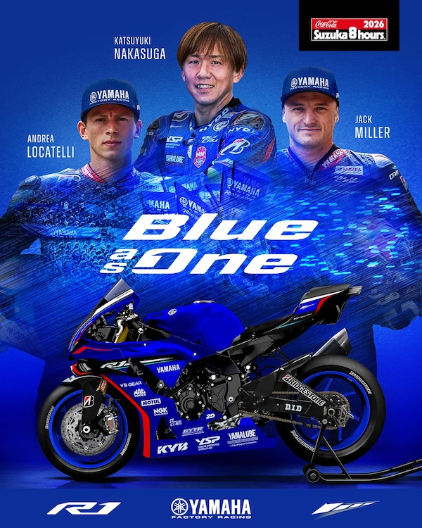 EWC: Yamaha Racing conferma Locatelli e Miller per Suzuka