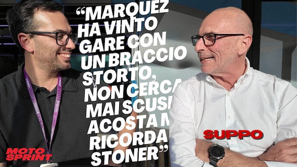 Suppo: “Marquez ha vinto gare con un braccio storto, non cerca mai scuse. Acosta mi ricorda Stoner”