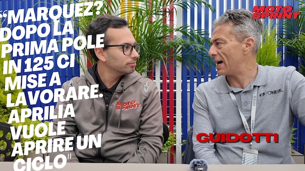 Guidotti: “Marquez? Dopo la prima pole in 125 ci mise a lavorare. Aprilia vuole aprire un ciclo"