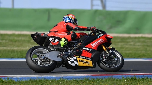 SBK, Misano Test: Barni porta in pista un nuovo forcellone realizzato da Suter