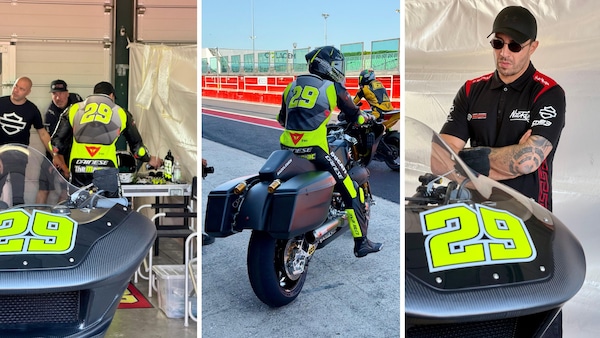 Le prime immagini di Iannone sulla Harley - Davidson Road Glide per la Bagger World Cup | Esclusiva